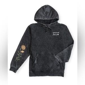 Wholesome culture spread love mineral wash hoodie xs